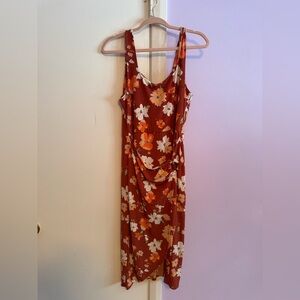 No Boundaries Midi Floral Dress